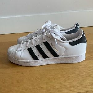 Adidas Superstar sneakers  - worn once - size 8